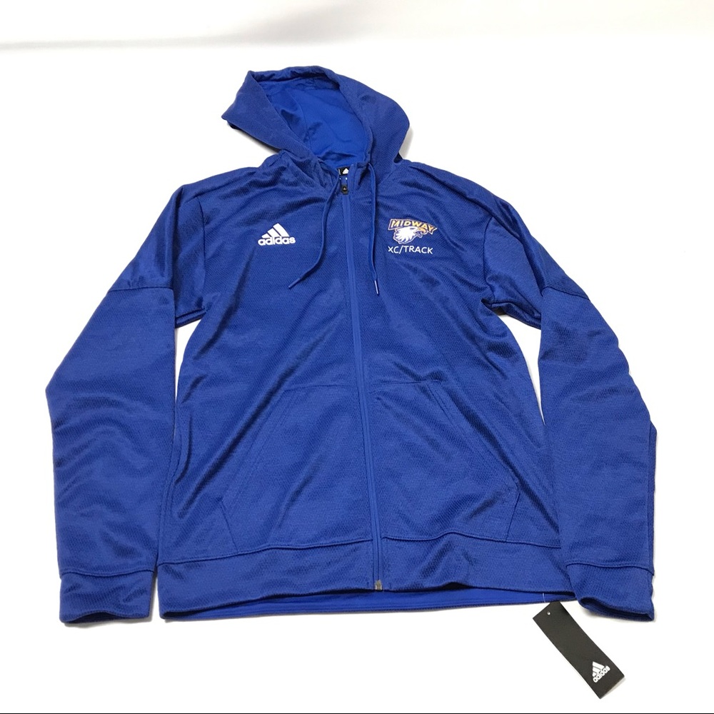 Adidas Mens Team Issue Full Zip Jacket Sweatshirt